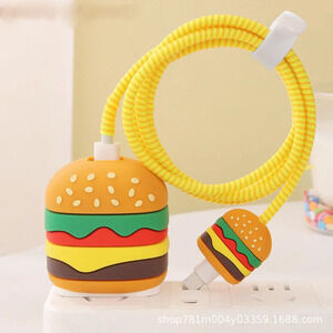 Hamburger iPhone Charger Cover Cable Protectors P30